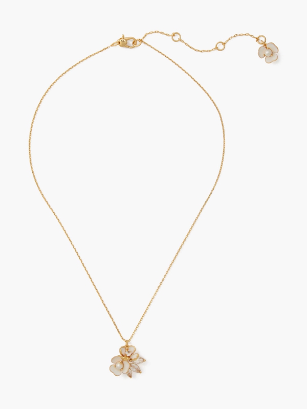 Kate Spade Bouquet Toss Cluster Pendant Women's Necklace Gold | 26140-FPAB