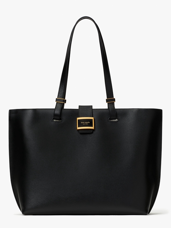 Kate Spade Katy Large Work Women's Tote Bags Black | 97130-FOGU