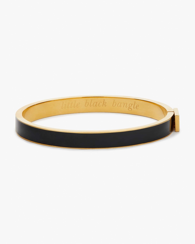 Kate Spade Little Black Thin Idiom Women's Bracelet Black | 37194-PVGU