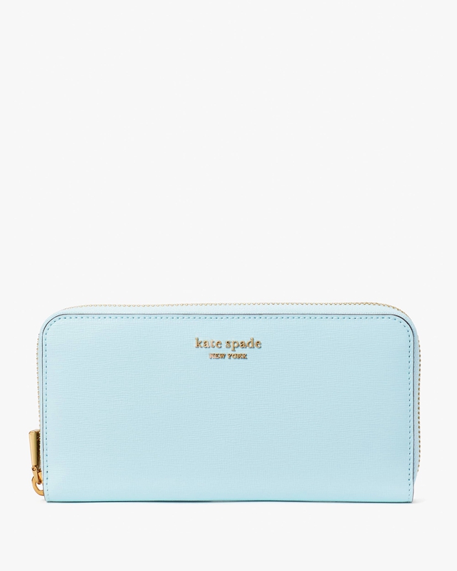 Kate Spade Morgan Zip-Around Continental Women's Wallets Blue | 68170-MHOU