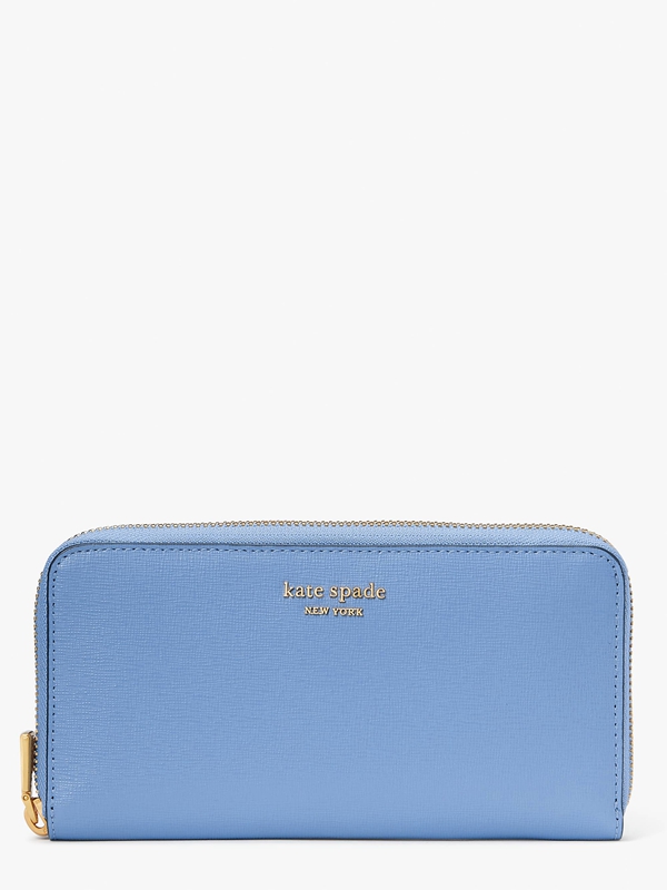 Kate Spade Morgan Zip-Around Continental Women's Wallets Blue | 72809-KMJW