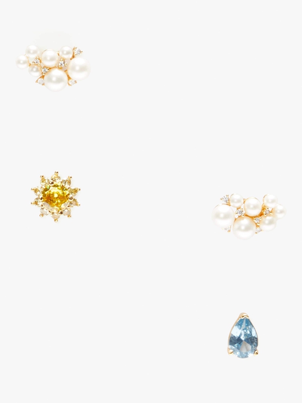 Kate Spade Rain Or Shine Studs Set Women's EarRings Multicolor | 76350-SWVI