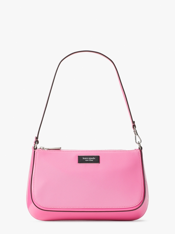 Kate Spade Sam Icon Nylon Mini Pochette Women's Crossbody Bags Pink | 60471-YKSV