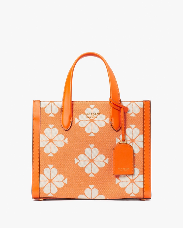 Kate Spade Spade Flower Two-Tone Canvas Manhattan Small Women's Tote Bags Multicolor | 35072-EJHD