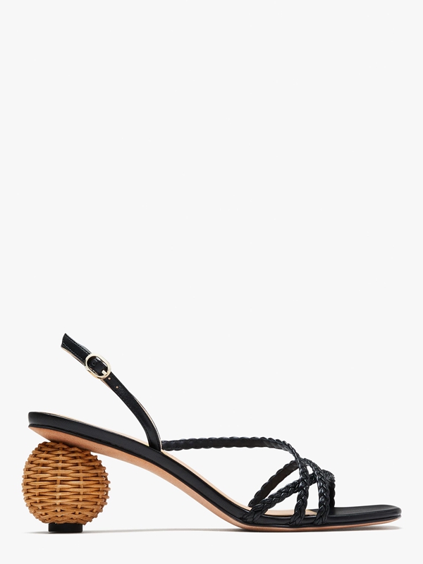 Kate Spade Valencia Women's Sandals Black | 63517-ZICE