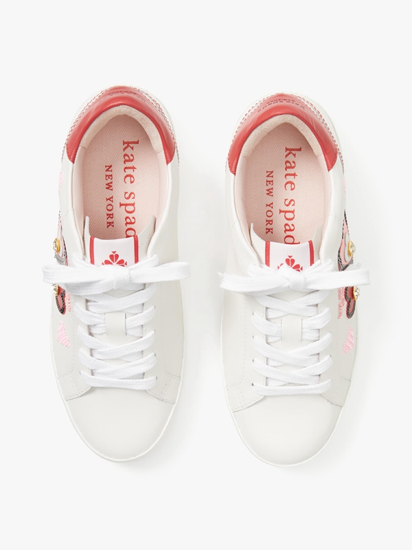 Kate Spade Ace Hearts Women's Sneakers Red | 25678-NELK