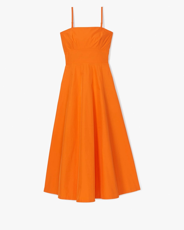 Kate Spade Anita Taffeta Women's Dress Orange | 37846-LXWS