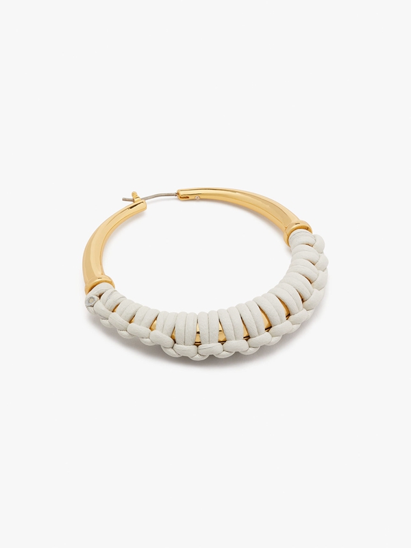 Kate Spade Bohemia Hoops Women's EarRings Cream | 01853-XJCG