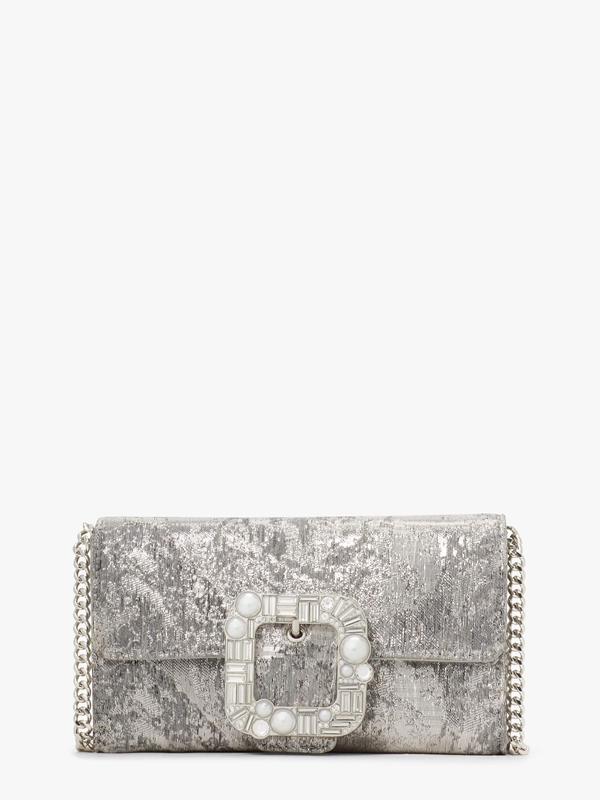 Kate Spade Bridal Buckle Lurex Women\'s Clutch Bags Grey | 28905-PZYI