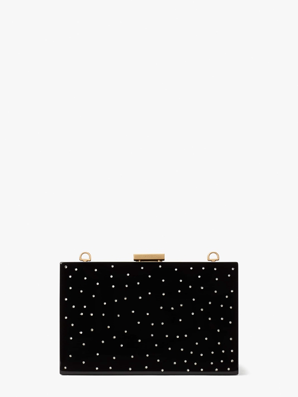 Kate Spade Candy Crush Jeweled Resin Small Frame Women's Clutch Bags Black | 58190-KCPX