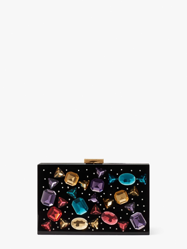 Kate Spade Candy Crush Jeweled Resin Small Frame Women\'s Clutch Bags Black | 58190-KCPX