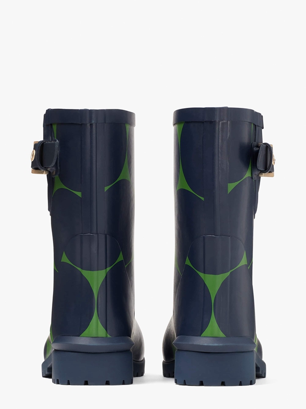 Kate Spade Carina Rain Women's Boots Navy | 69742-BECV