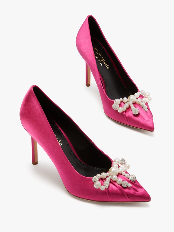 Kate Spade Elodie High Women's Heels Purple | 69305-RDQN