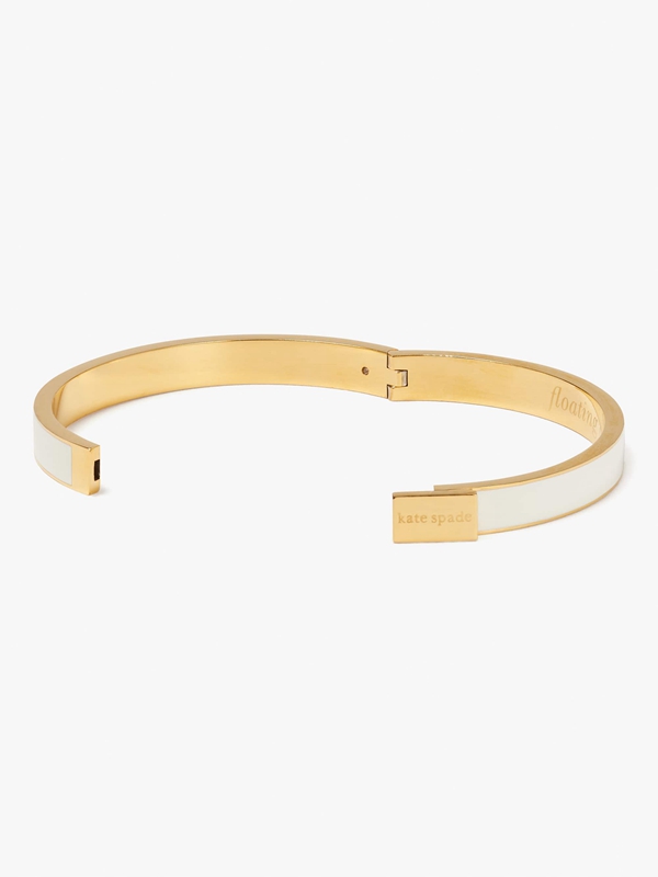 Kate Spade Floating On A Cloud Thin Idiom Women's Bracelet White | 19380-GENY