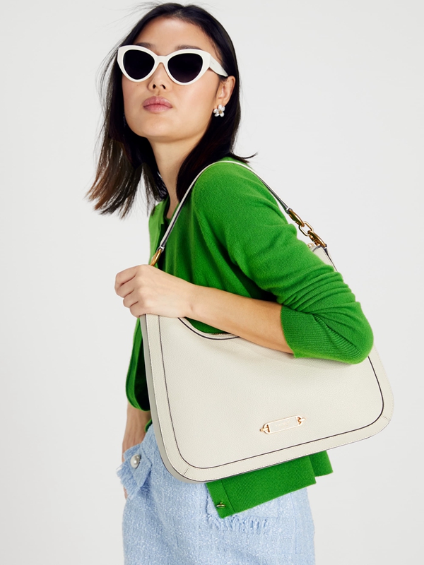 Kate Spade Gramercy Medium Women's Shoulder Bags White | 39804-DZQJ