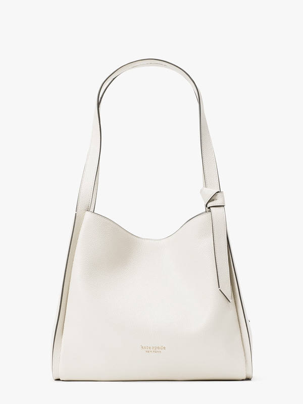 Kate Spade Knott Large Women\'s Shoulder Bags Cream | 90456-PCTR