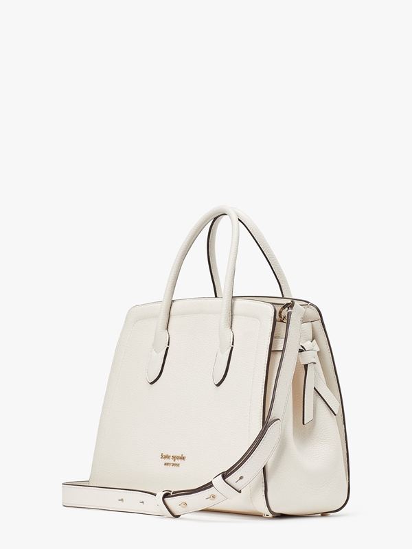 Kate Spade Knott Medium Women's Satchel Bags Cream | 07539-XYCZ