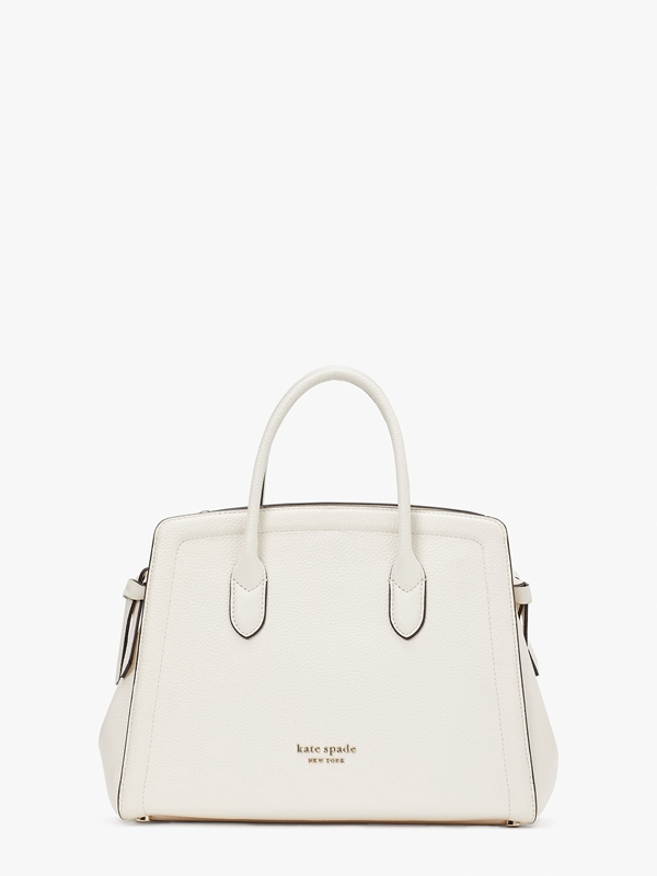 Kate Spade Knott Medium Women\'s Satchel Bags Cream | 07539-XYCZ