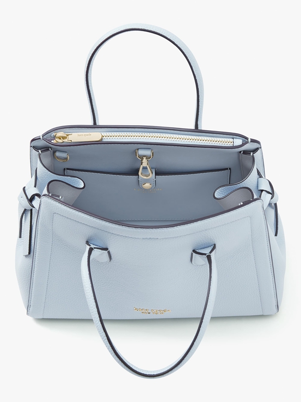 Kate Spade Knott Medium Women's Satchel Bags Blue | 65409-HTDX