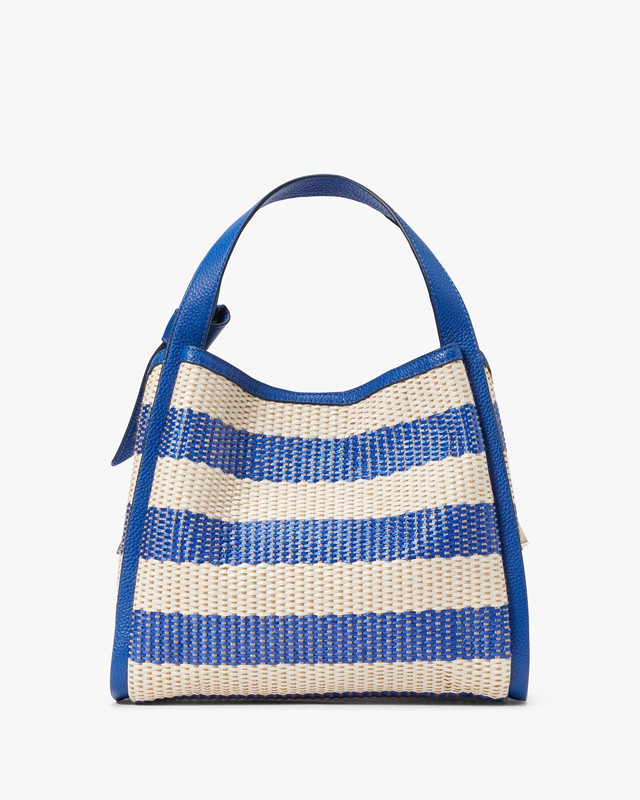 Kate Spade Knott Striped Medium Women's Crossbody Bags Blue | 36795-JOYG