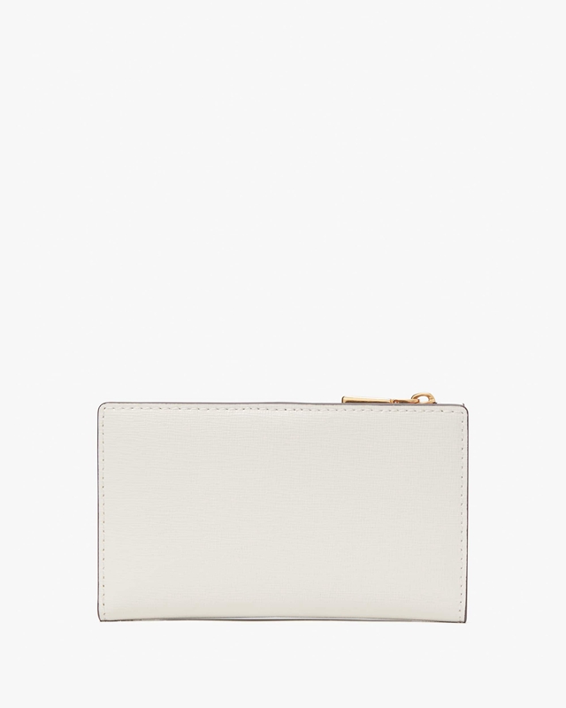 Kate Spade Lemon Drop Appliqué Small Slim Bifold Women's Wallets White | 87304-KEZW