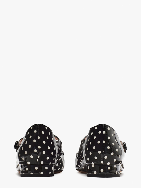 Kate Spade Maya Women's Flat Shoes Black / Cream | 76195-LBYM