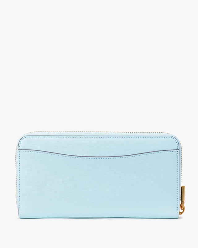 Kate Spade Morgan Zip-Around Continental Women's Wallets Blue | 68170-MHOU