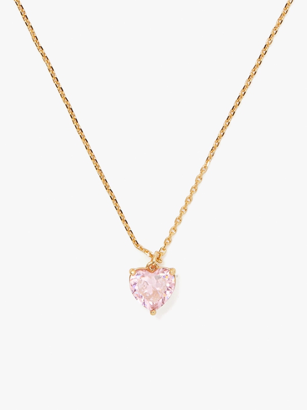 Kate Spade My Love October Heart Pendant Women\'s Necklace Rose | 20976-MPLK