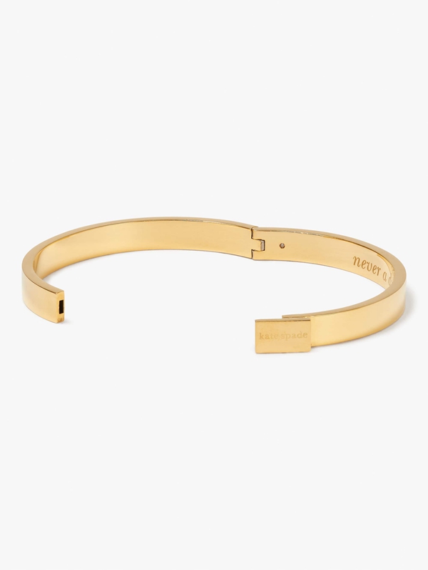 Kate Spade Never A Dull Moment Thin Idiom Women's Bracelet Gold | 27084-NLQV