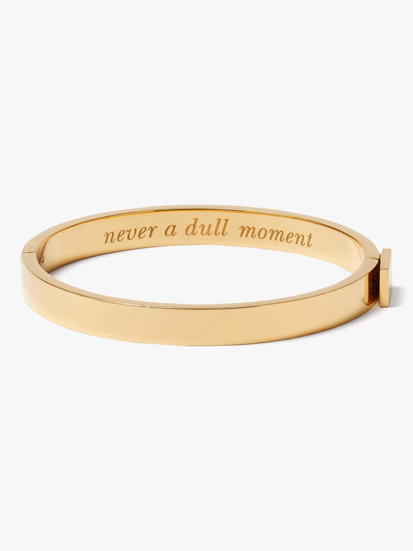 Kate Spade Never A Dull Moment Thin Idiom Women\'s Bracelet Gold | 27084-NLQV