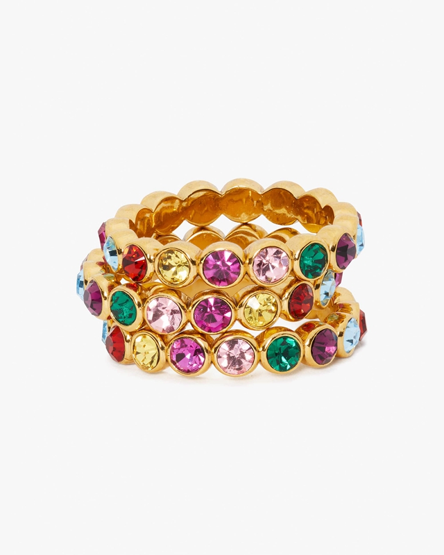 Kate Spade On The Dot Stacking Women's Ring Multicolor | 30291-OJTS