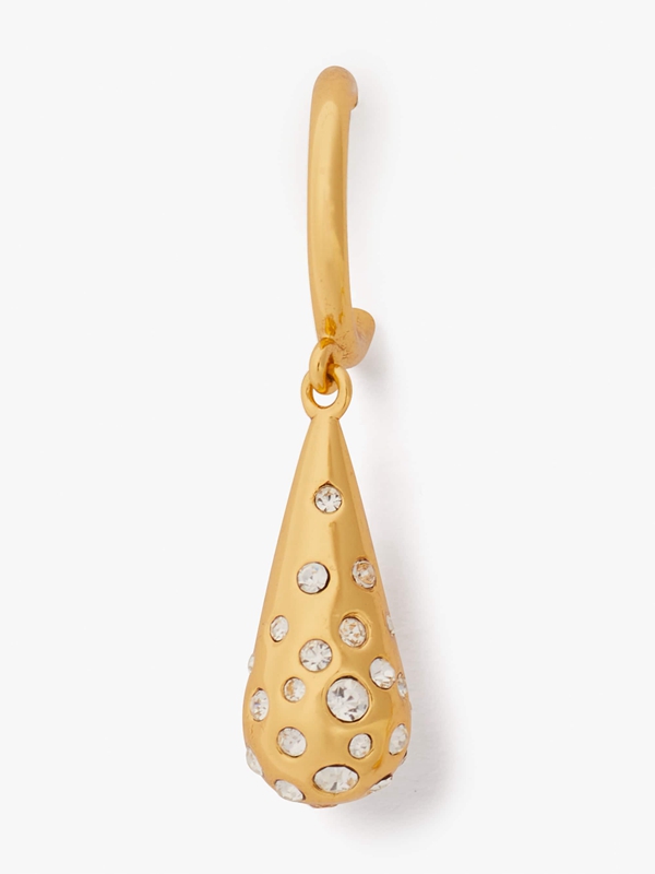 Kate Spade Rain Drop Huggies Women's EarRings Gold | 90381-OWGJ