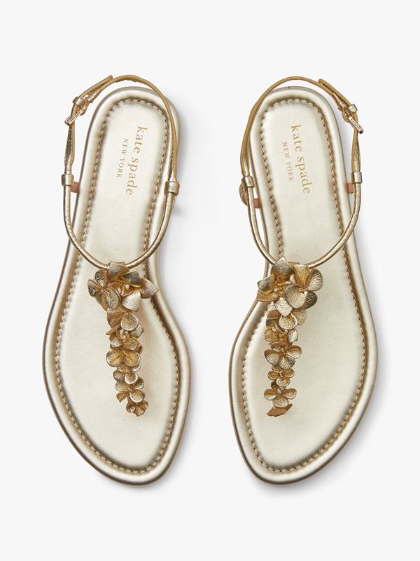 Kate Spade Rosalie Women's Sandals Gold | 21789-RITJ