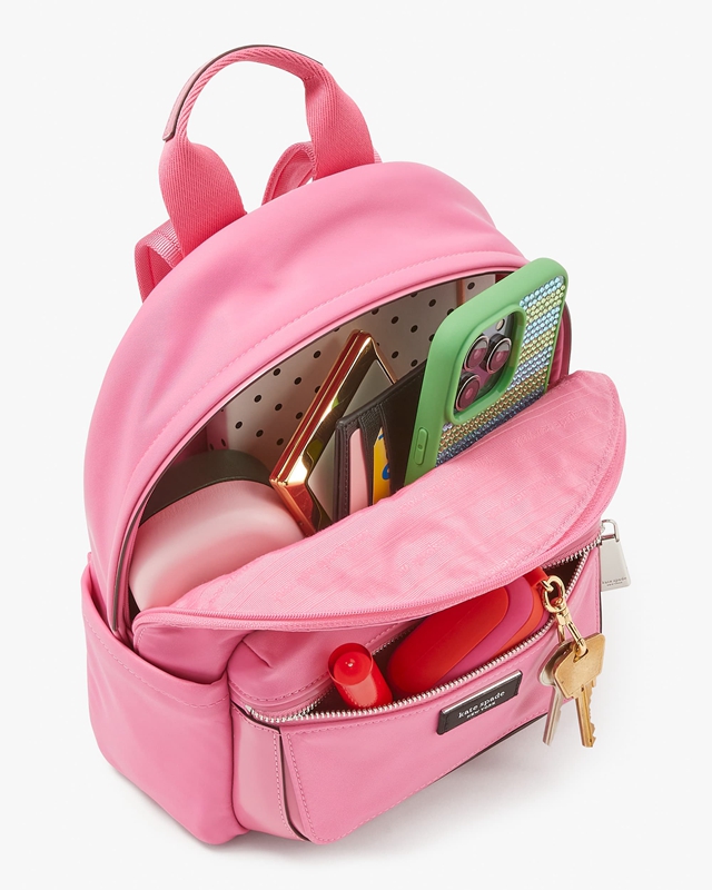 Kate Spade Sam Icon Ksnyl Small Women's Backpacks Pink | 24130-TAQX