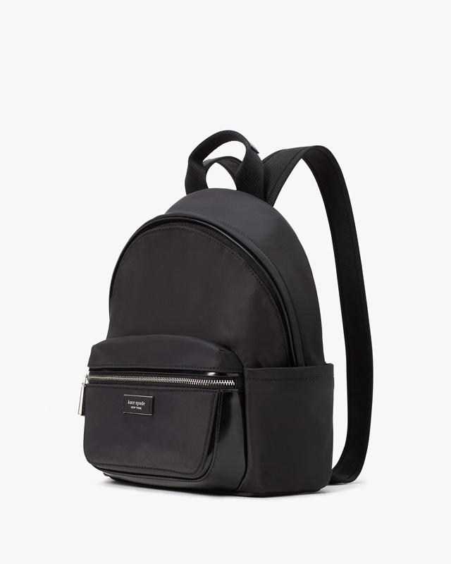 Kate Spade Sam Icon Ksnyl Small Women's Backpacks Black | 64758-PRIE