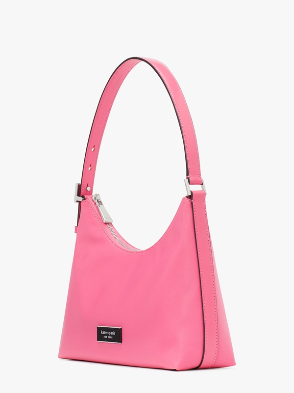 Kate Spade Sam Icon Nylon Small Women's Shoulder Bags Pink | 76485-HKAI