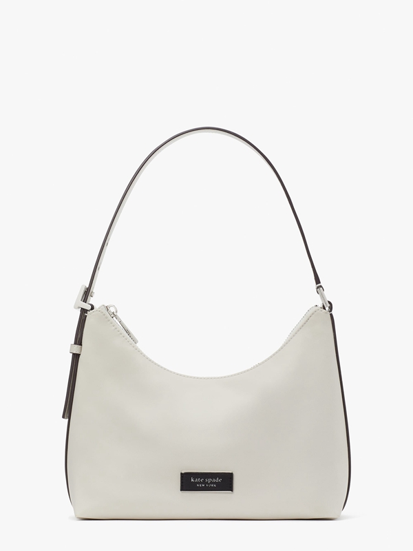 Kate Spade Sam Icon Nylon Small Women\'s Shoulder Bags Cream | 85941-ROJG