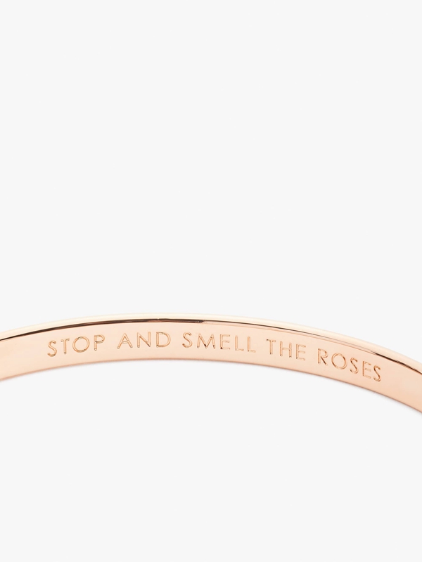 Kate Spade Stop And Smell The Roses Idiom Women's Bracelet Rose Gold | 73409-OXLV