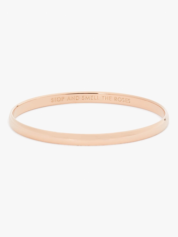 Kate Spade Stop And Smell The Roses Idiom Women\'s Bracelet Rose Gold | 73409-OXLV