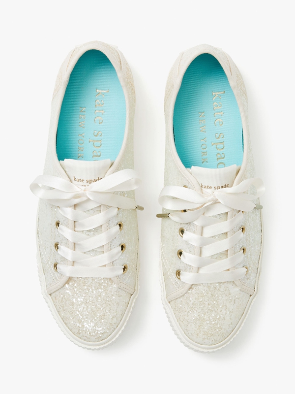 Kate Spade Trista Women's Sneakers Cream | 34896-ULXR