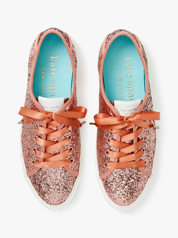 Kate Spade Trista Women's Sneakers Rose Gold | 67501-OEMD