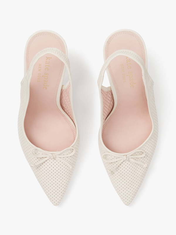 Kate Spade Veronica Slingback Women's Pumps Cream | 73051-FPEG