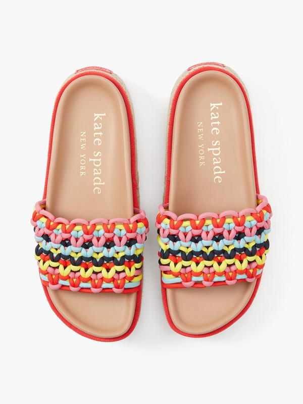 Kate Spade Vita Platform Slide Women's Sandals Multicolor | 12036-KFLY