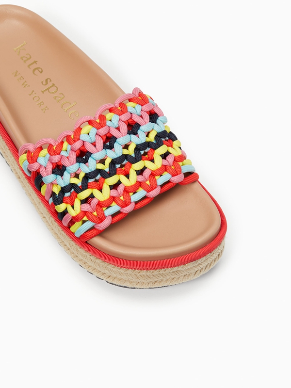 Kate Spade Vita Platform Slide Women's Sandals Multicolor | 12036-KFLY