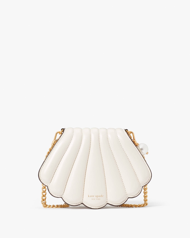 Kate Spade What The Shell Seashell Micro Women\'s Crossbody Bags Cream | 74210-BRTK